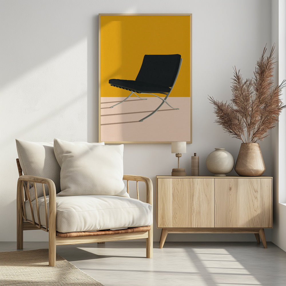 Barcelona Chair By Mies Van Der Rohe | Poster