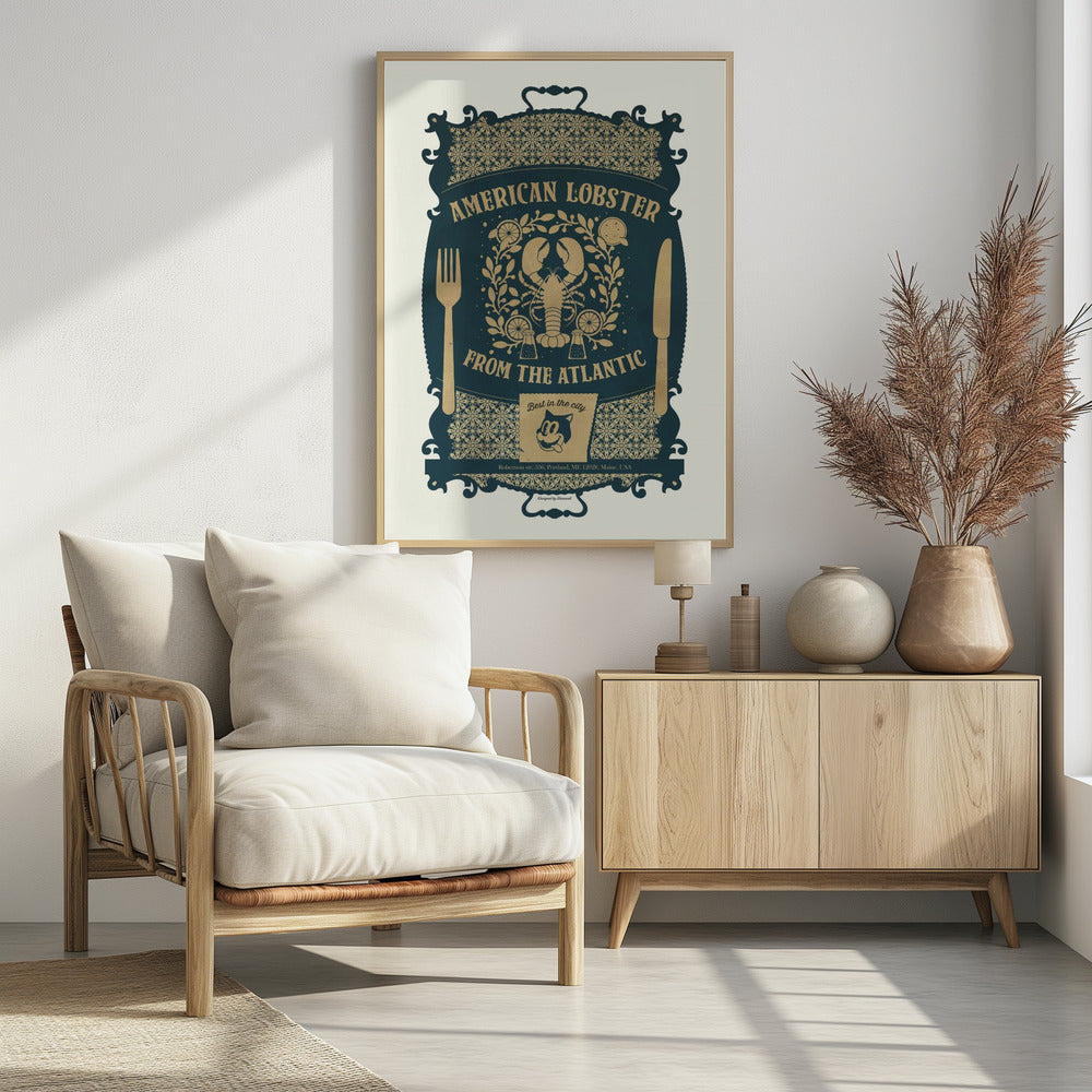 Lobster Baroque Print | Poster