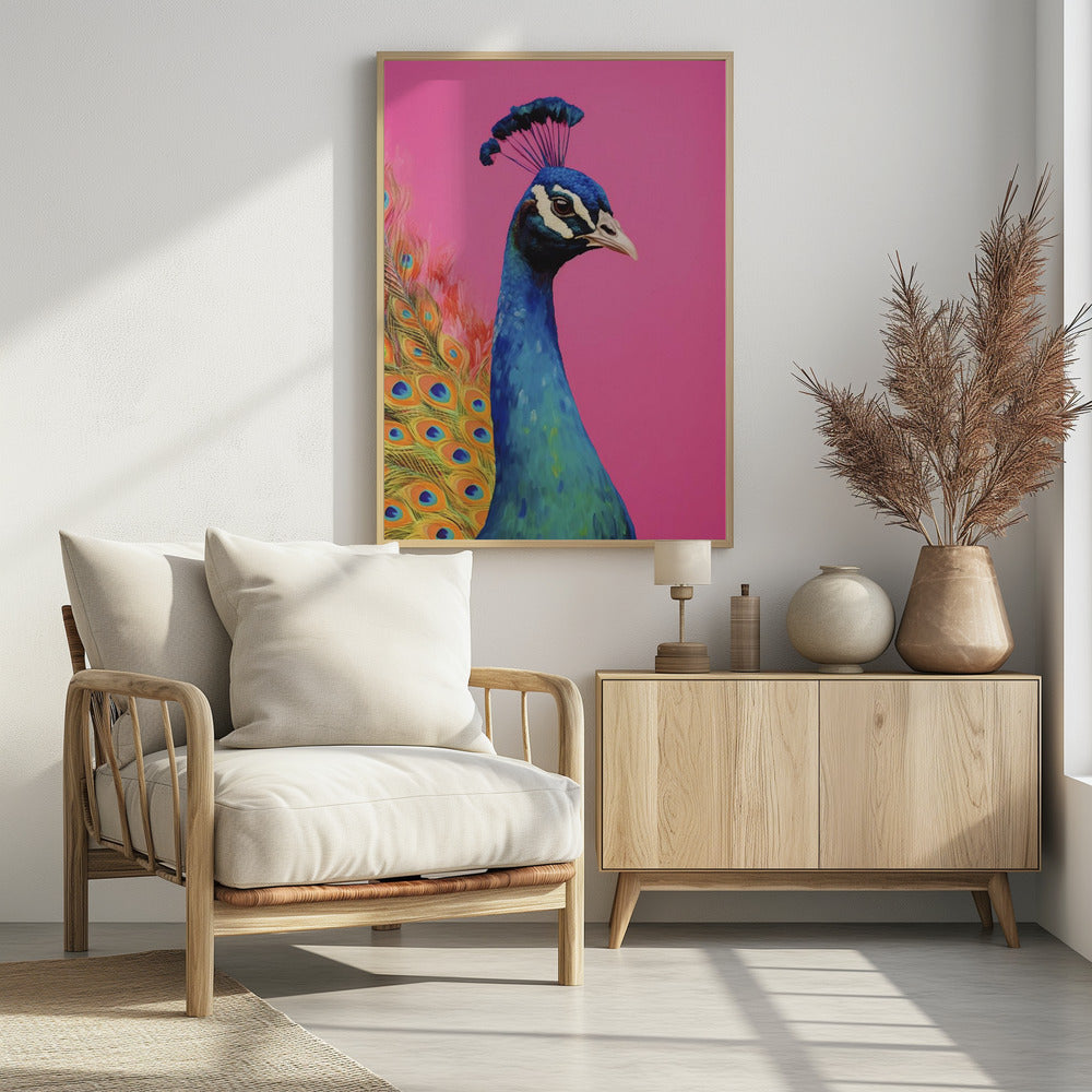 Peacock's Vibrance | Poster