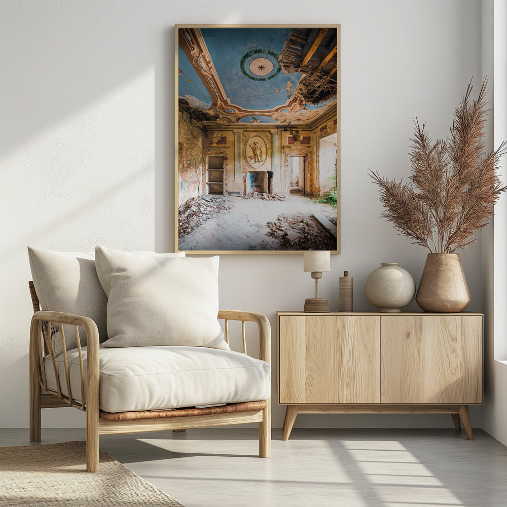 Abandoned Villa with Fresco | Poster