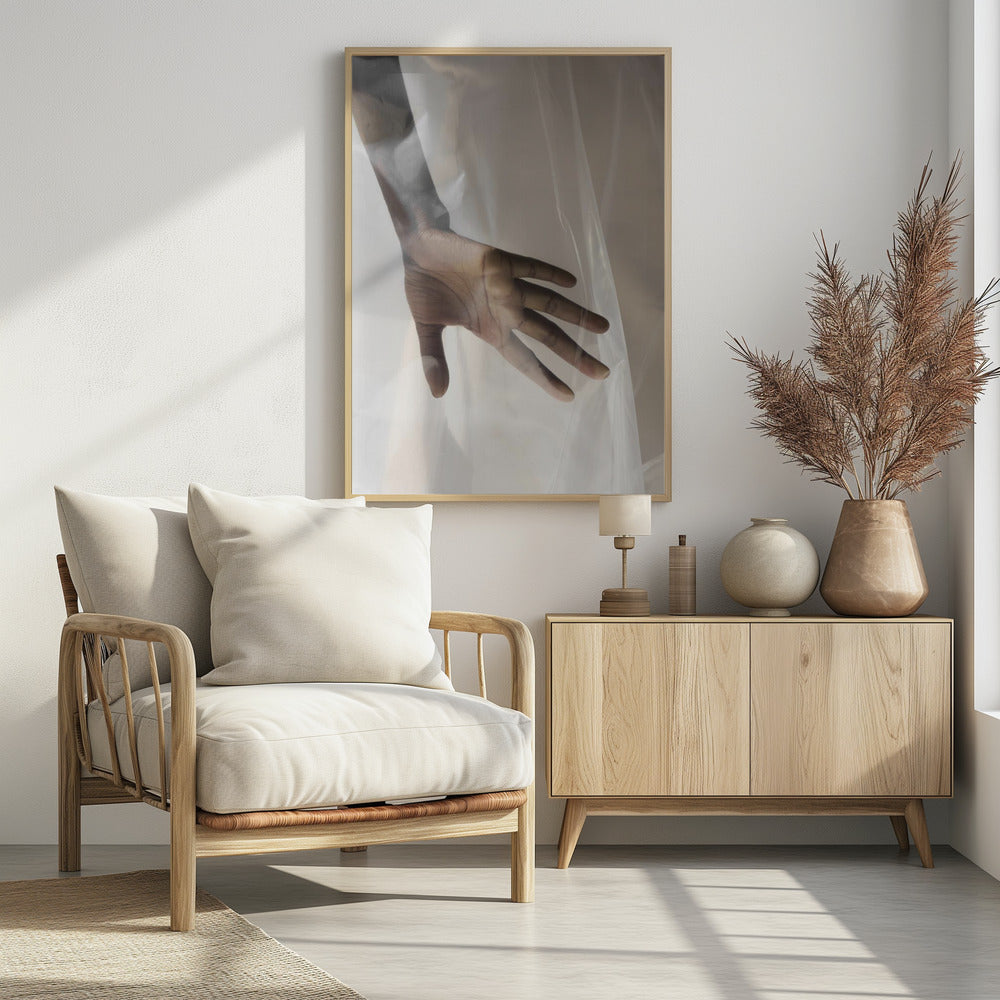 Hand Through Sheer | Poster