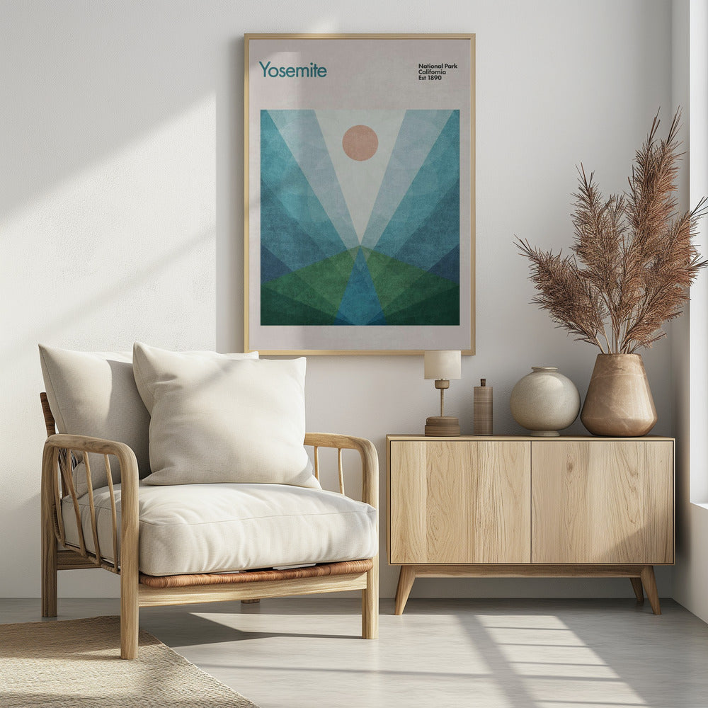 Geometric Sunrise | Poster