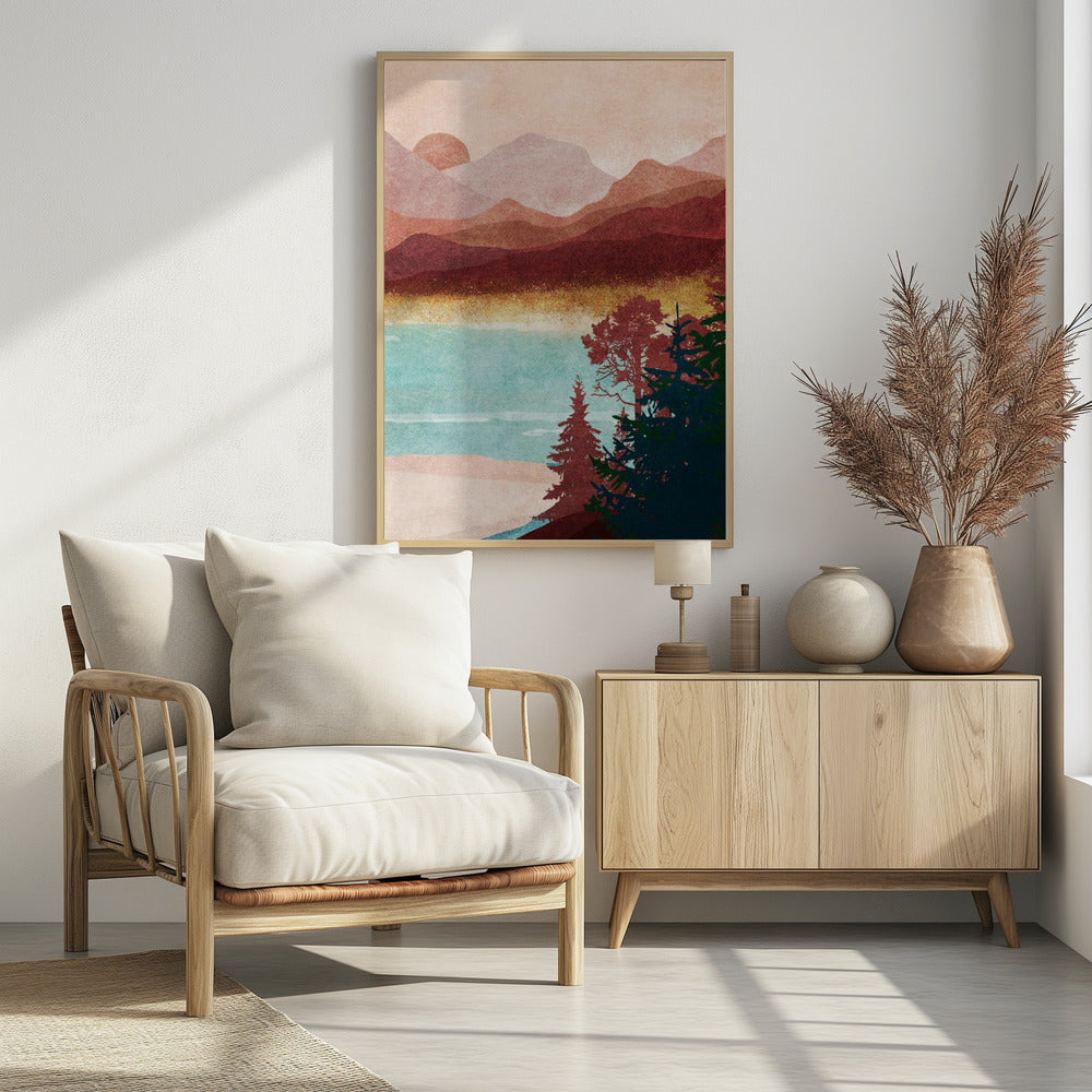 Misty Mountain Dawn | Poster