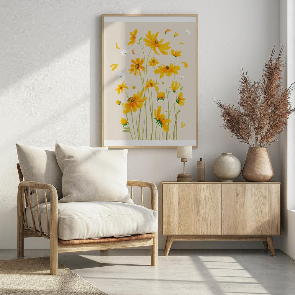 Golden Blossoms | Poster