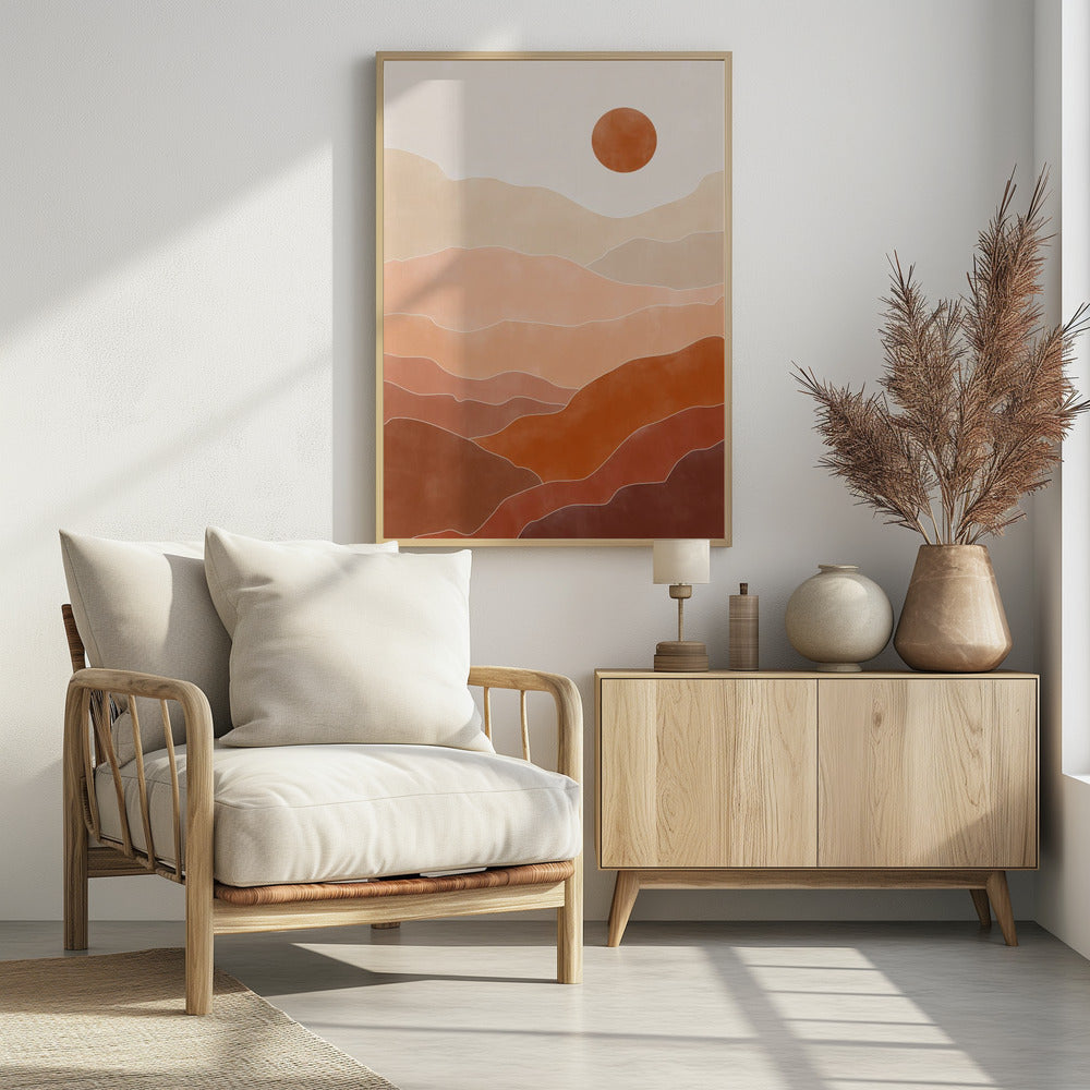 Desert Sun Rise | Poster