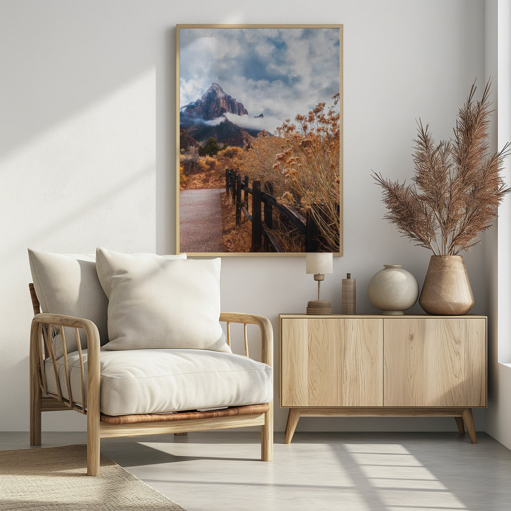 The trail to the rock | Poster