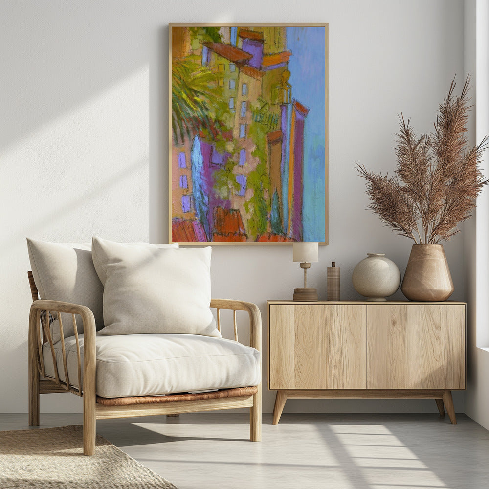 Sunlit Balconies | Poster