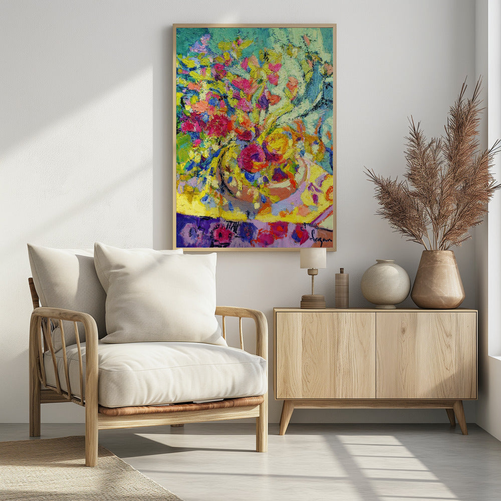 Radiant Floral Harmony | Poster
