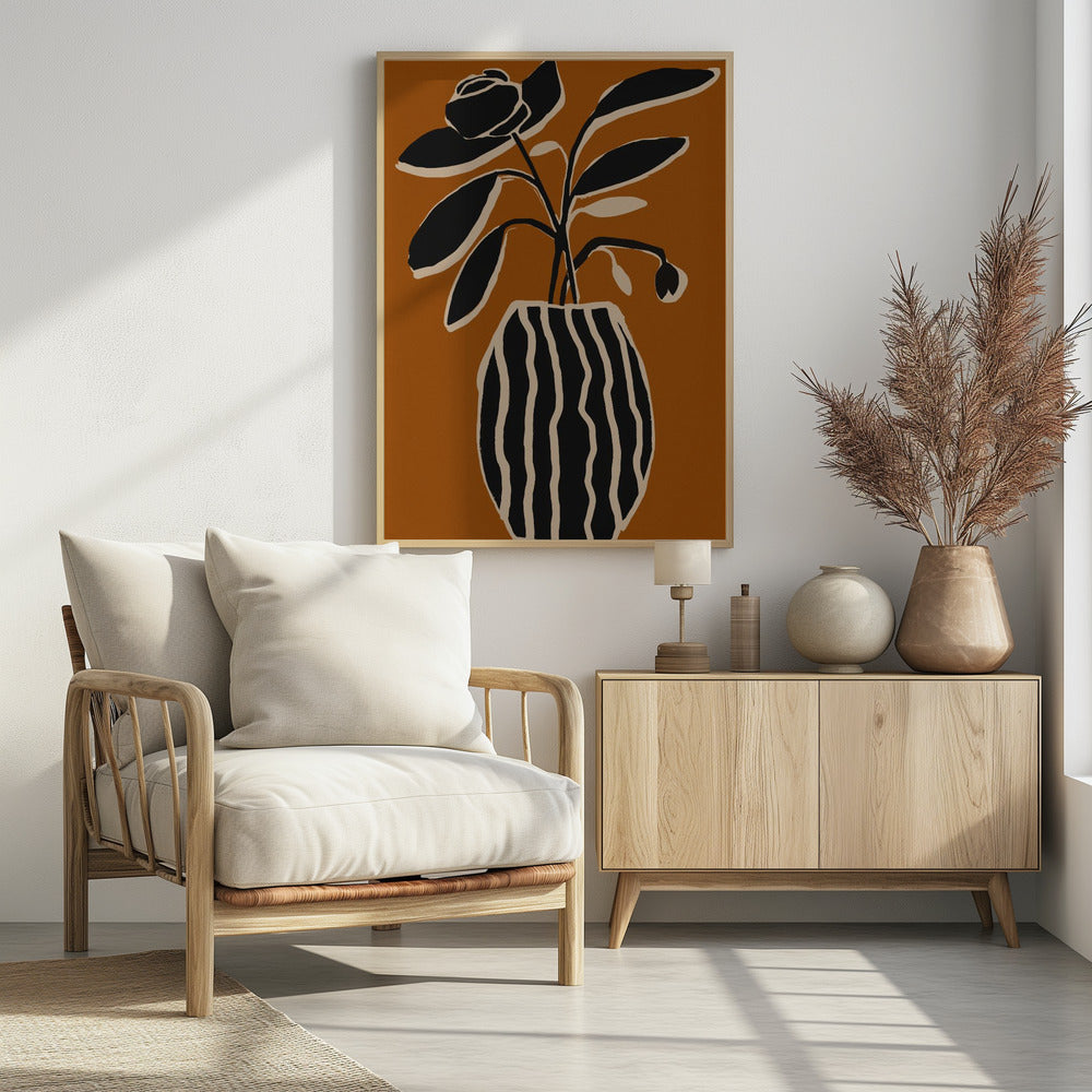 Ochre Still Life No 5 | Poster