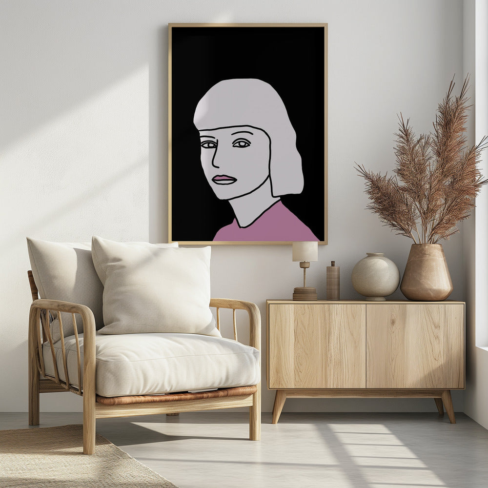 The Look in Pink and Black | Poster