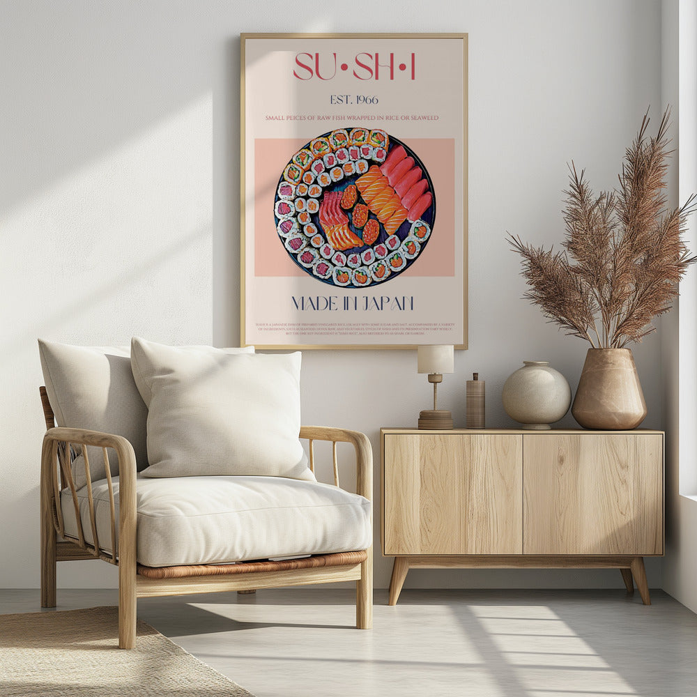 Colorful Sushi Delight | Poster