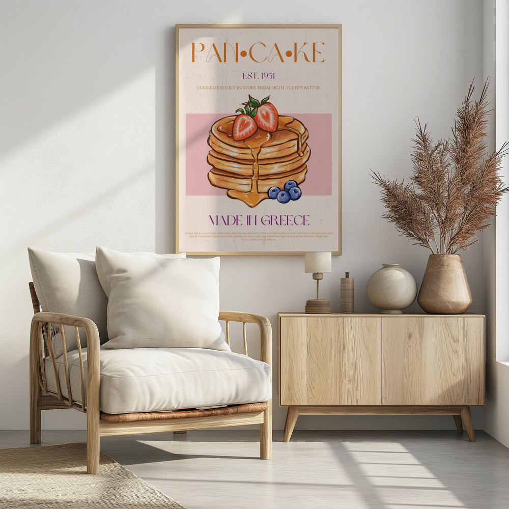 Fluffy Greek Pancakes | Poster