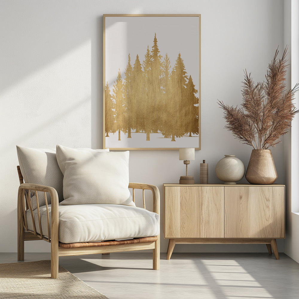 Tannenwald (gold) | Poster