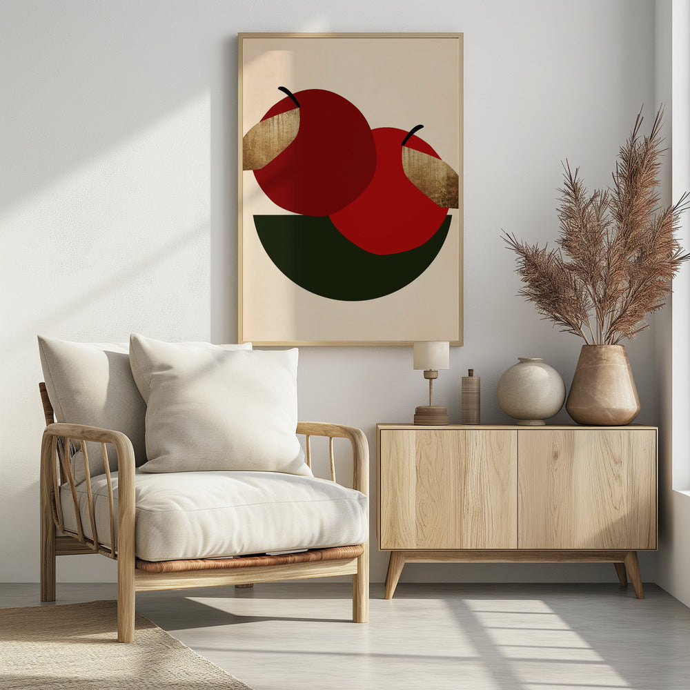 Two Red Apples | Poster