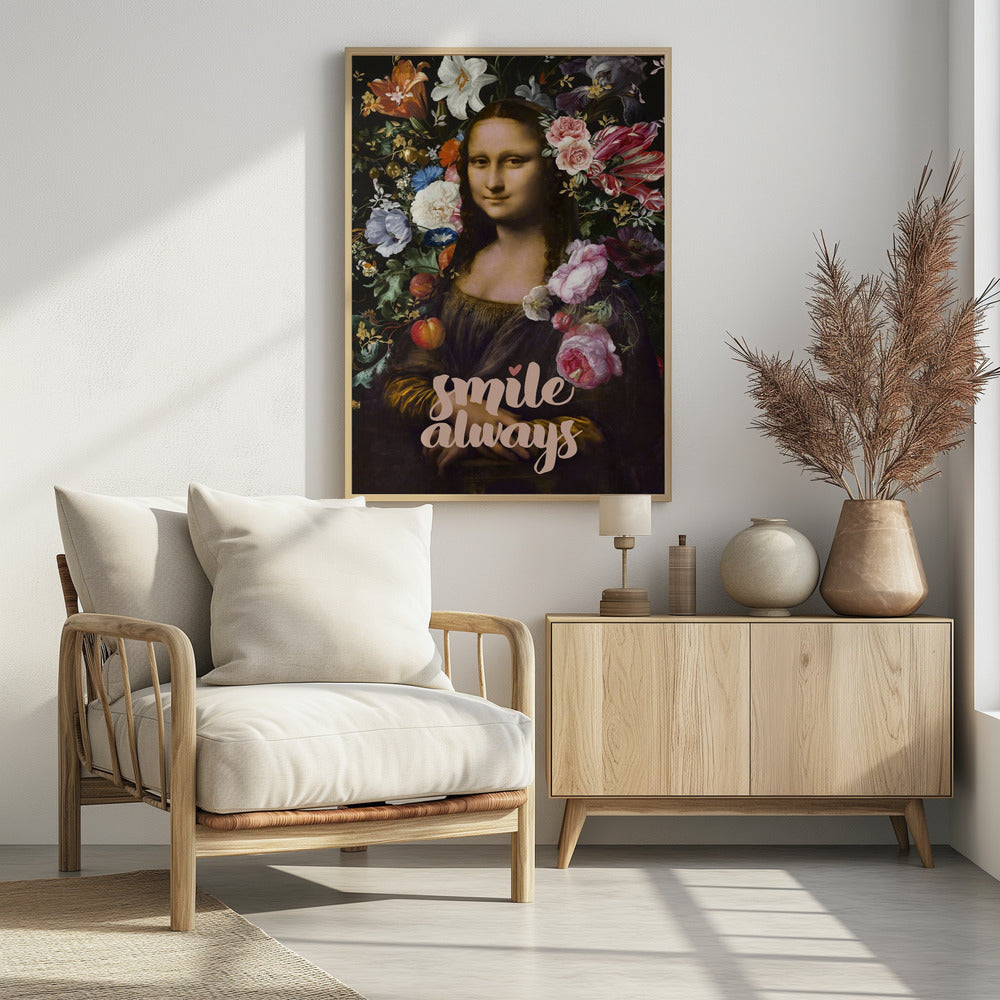 Smile Always, Mona Lisa | Poster