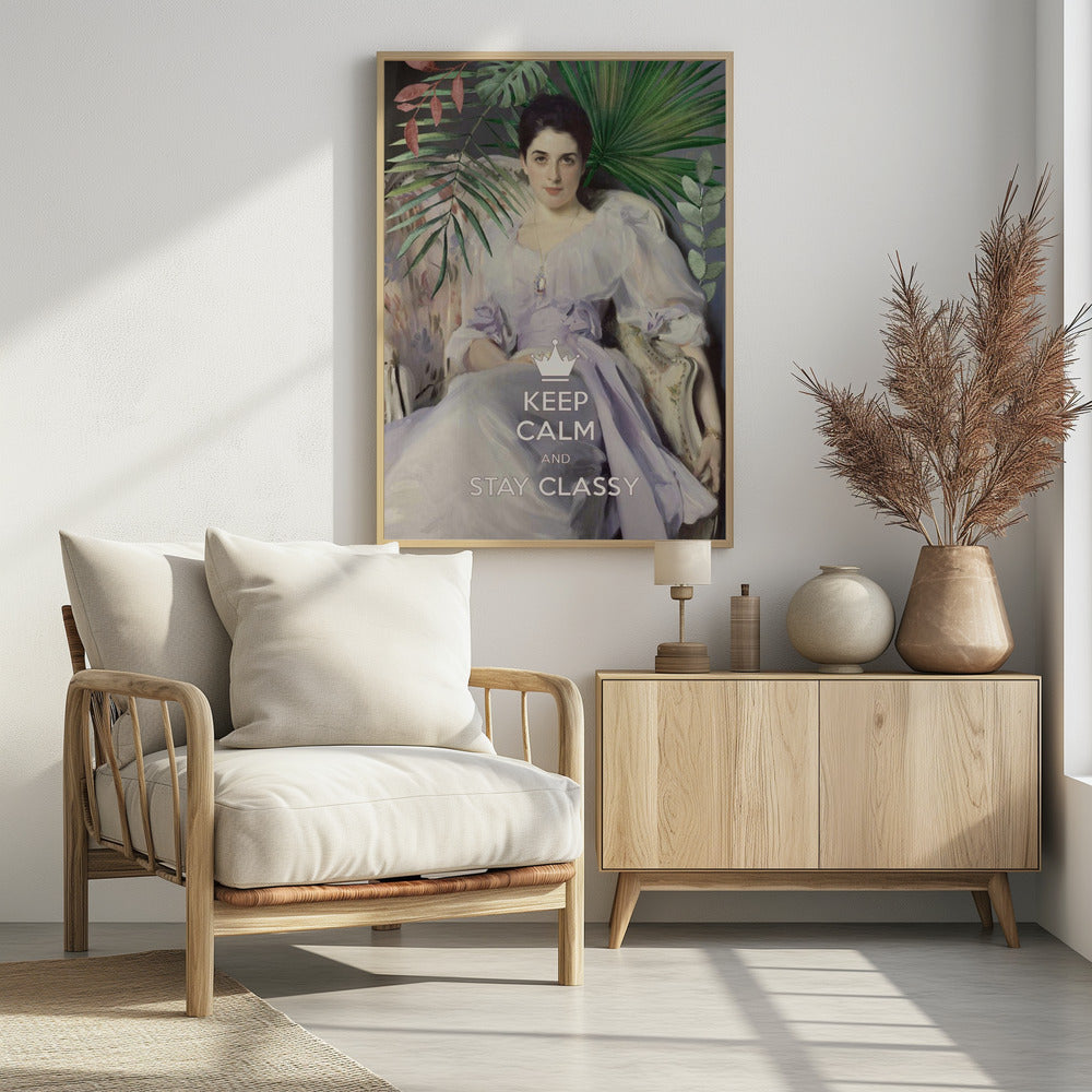 Keep Calm and Stay Classy, Lady Agnew | Poster