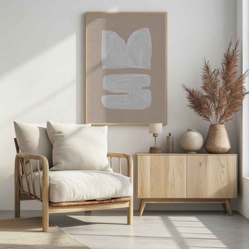 Mid Century Brown II | Poster
