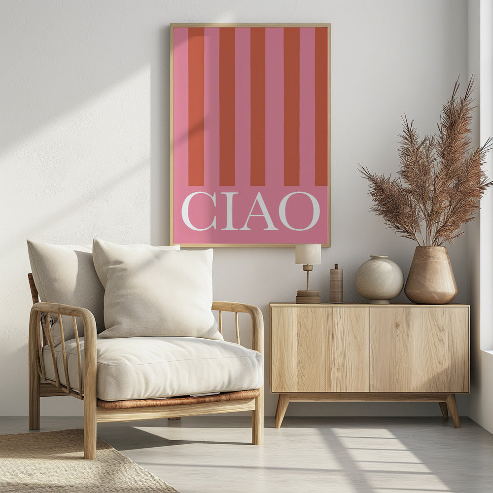 Ciao Stripes | Poster