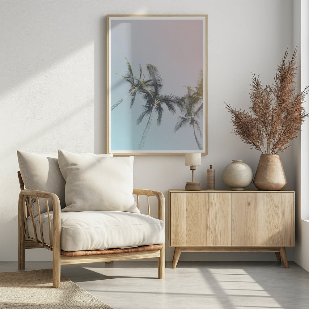 Pastel Palms Bliss | Poster
