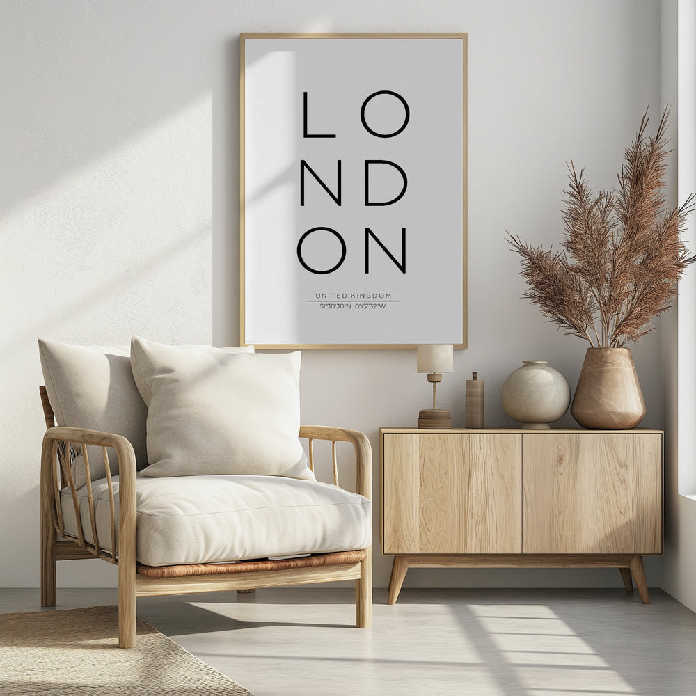 Vertical London Echo | Poster