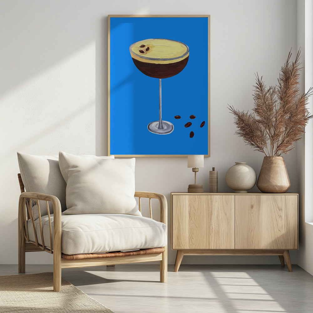 Espresso Martini Blue | Poster