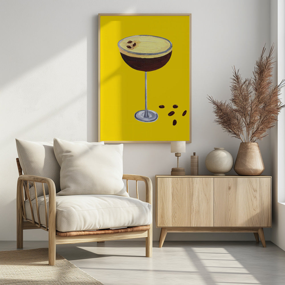Espresso Martini Buttercup Yellow | Poster