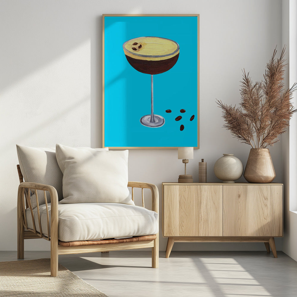 Espresso Martini Sky Blue | Poster