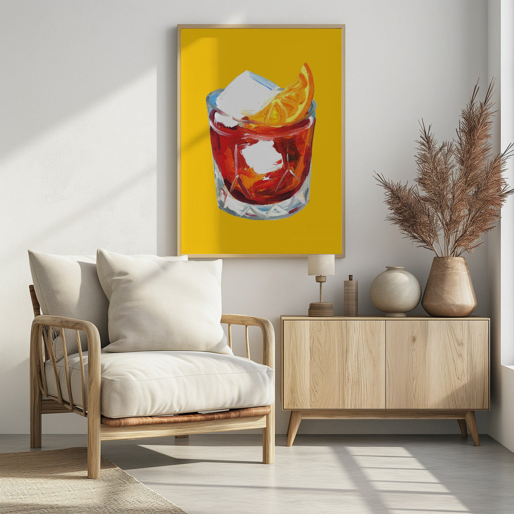 Negroni Sunshine Yellow | Poster