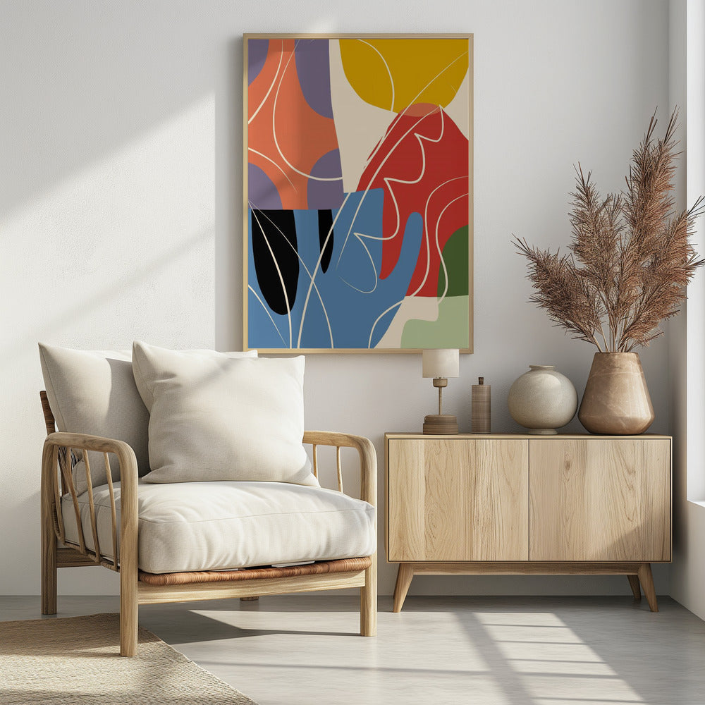 Abstract Color Collage | Poster