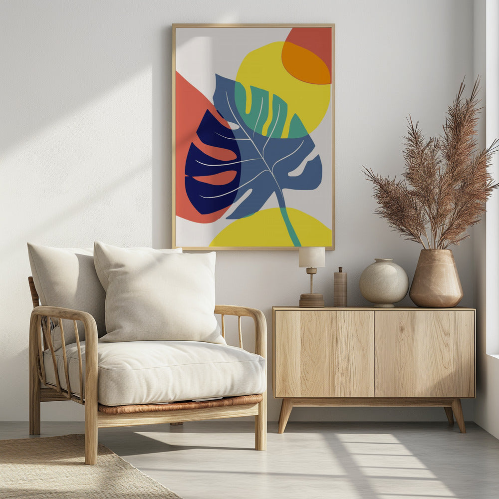 Vibrant Leaf Dance | Poster