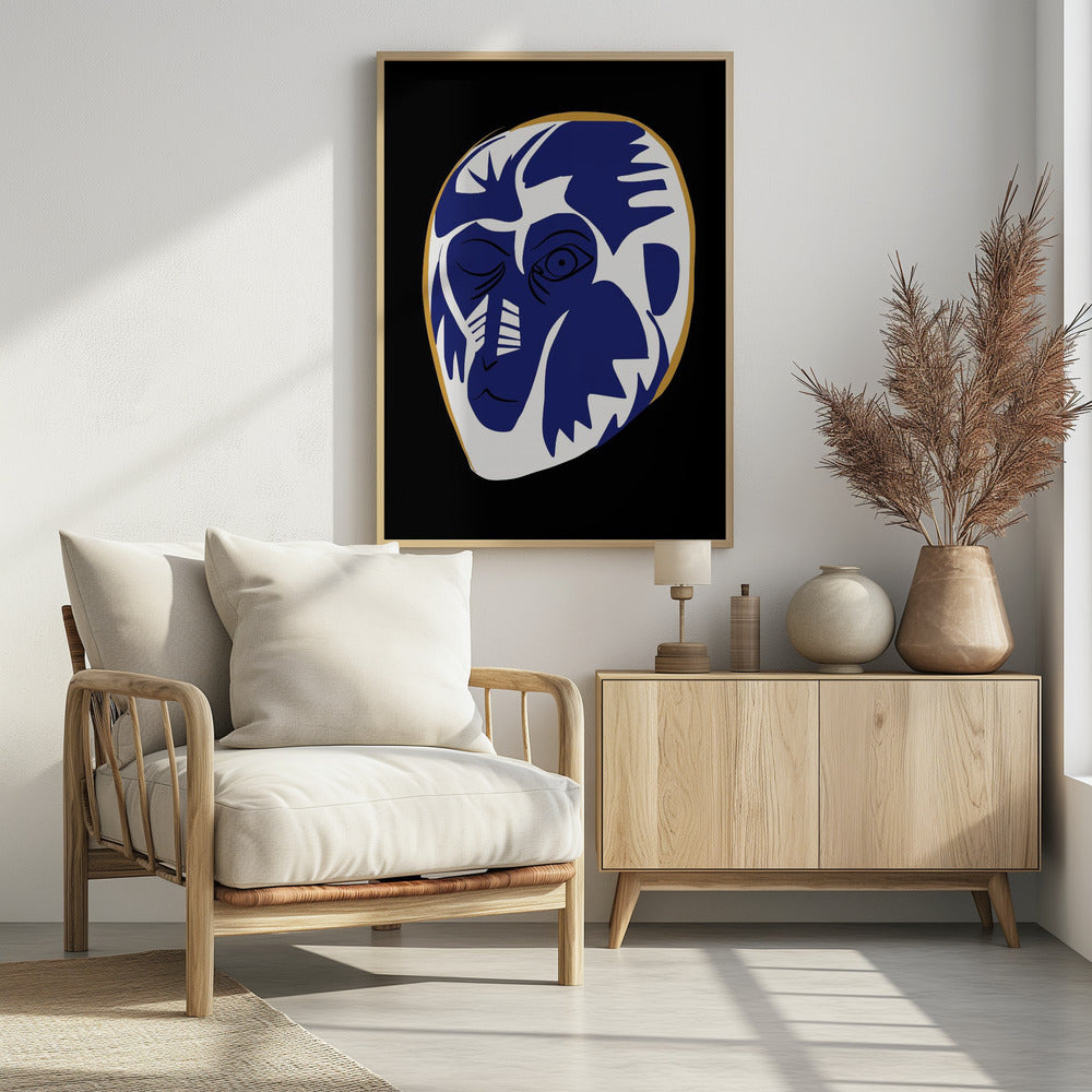 Abstract Mask Illusion | Poster