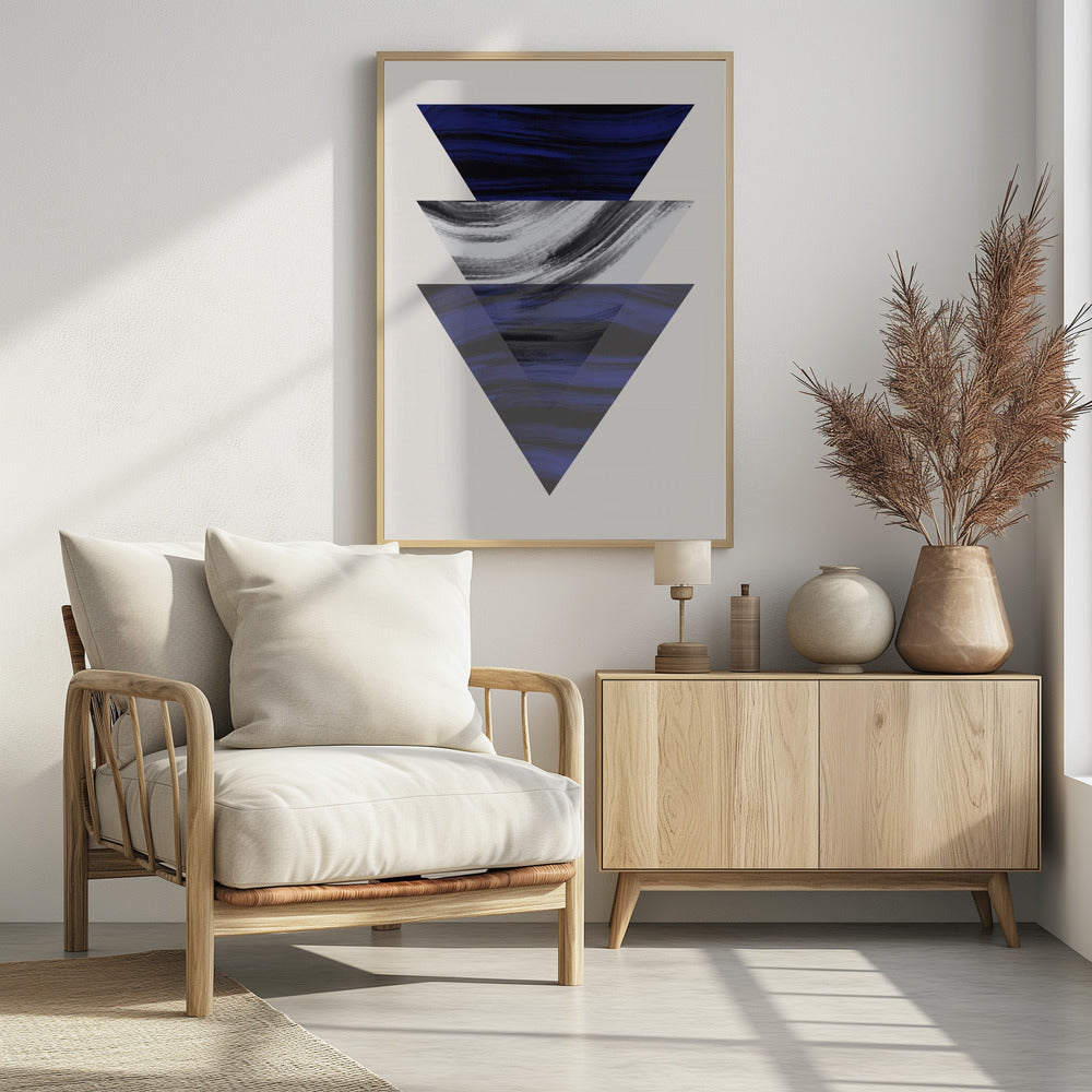 Three Triangular Geometric | Poster
