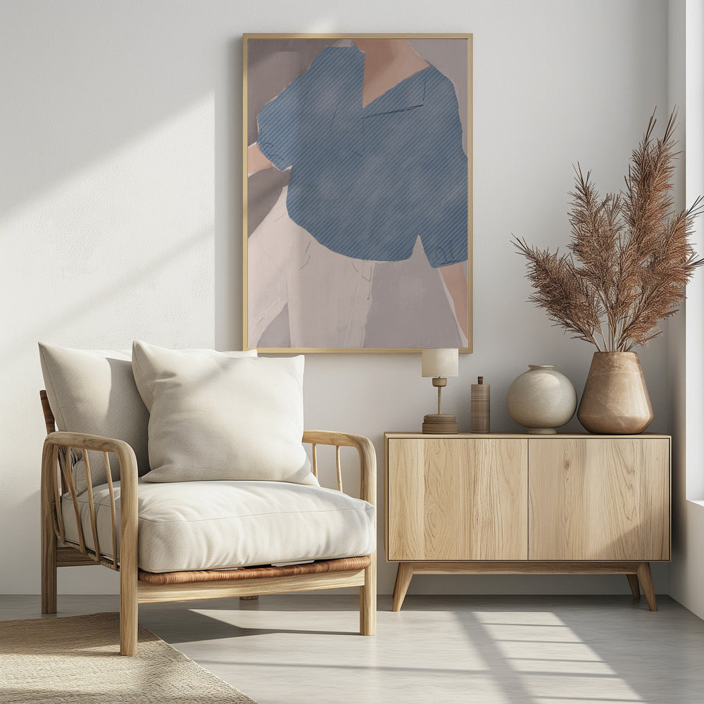 Striped Shirt Wanderer | Poster