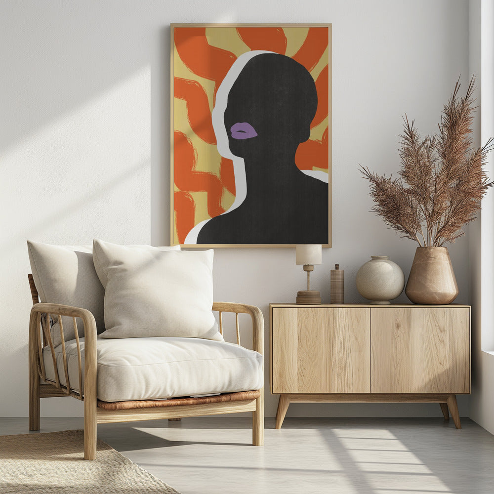 Anonymous Portrait In the Sun | Poster