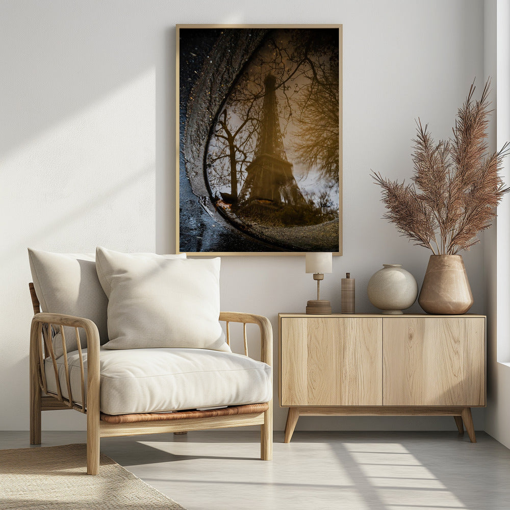 Eiffel tower reflection | Poster