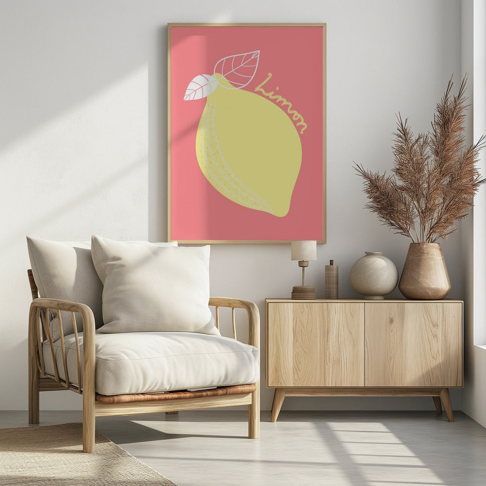 Yellow Citrus Charm | Poster