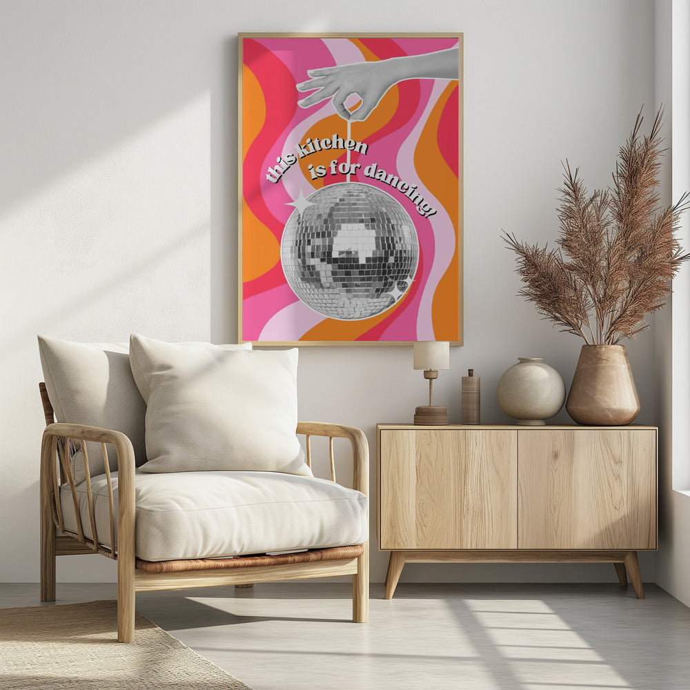 Disco Kitchen Vibes | Poster