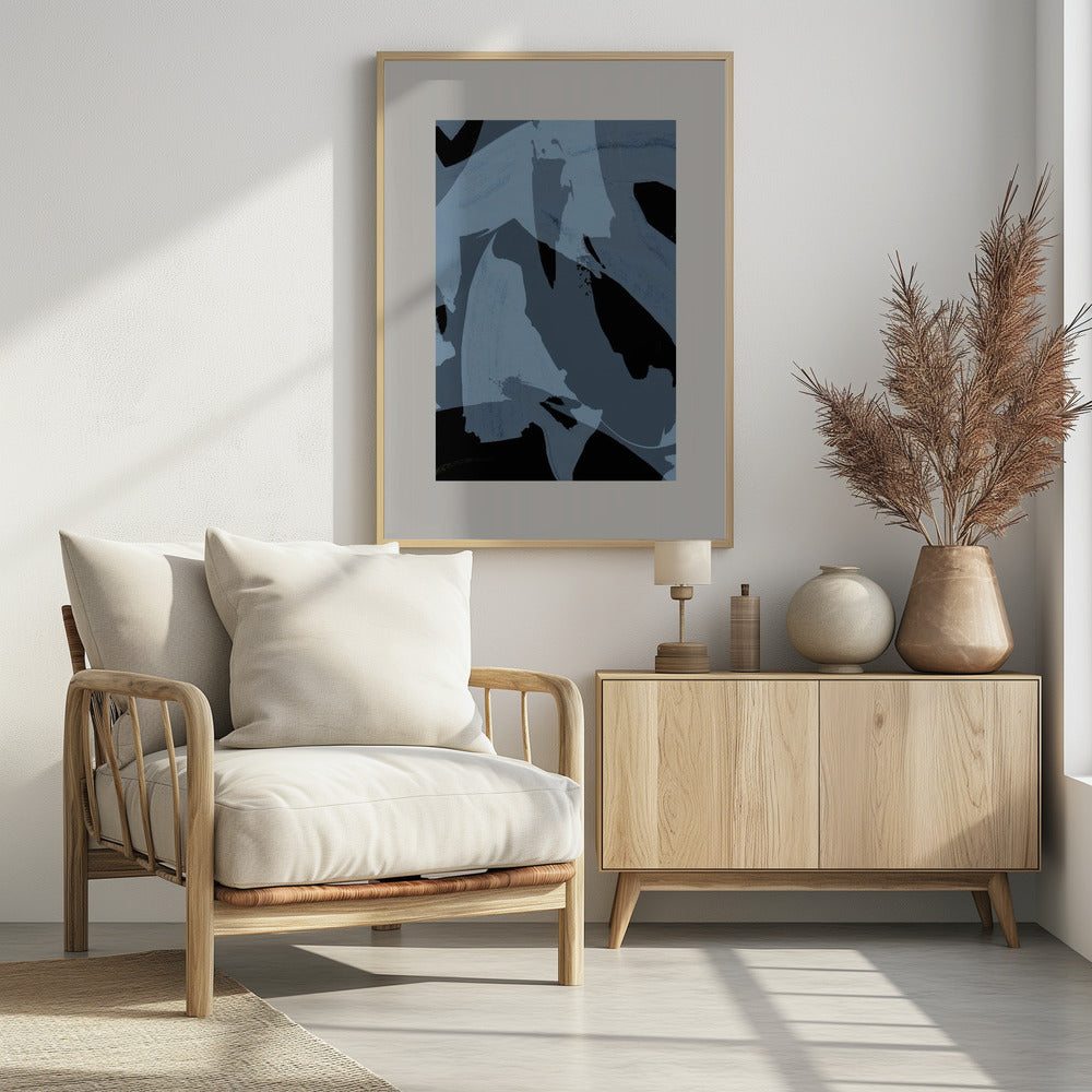Abstract Brush Strokes 60Y | Poster