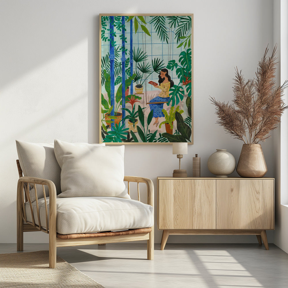 Reading in the plant greenhouse | Poster