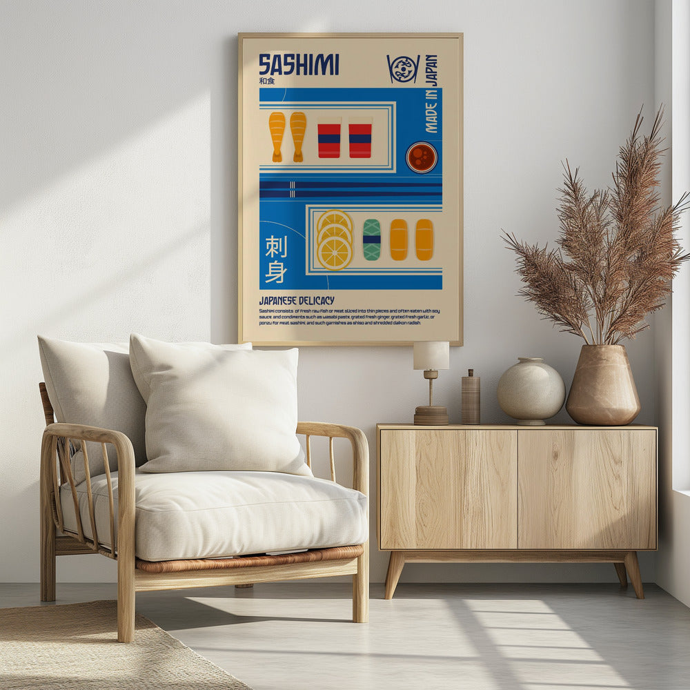 Sashimi Japanese Food Print | Poster