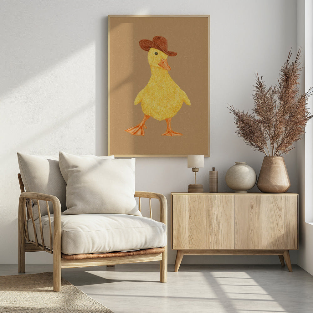 Daphne the Cowgirl Duckling | Poster