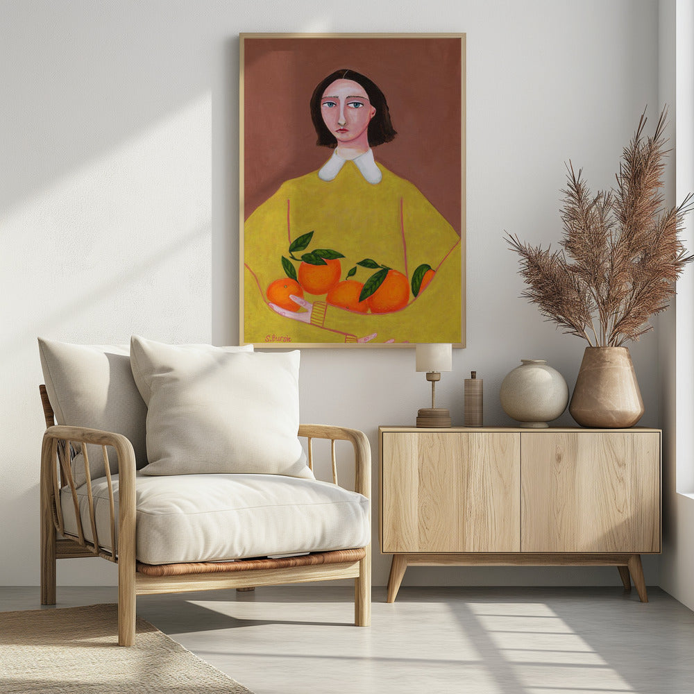 Lady with Oranges | Poster