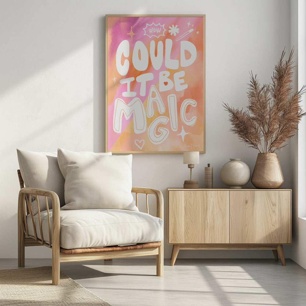 Could it Be Magic - Peach Pink | Poster