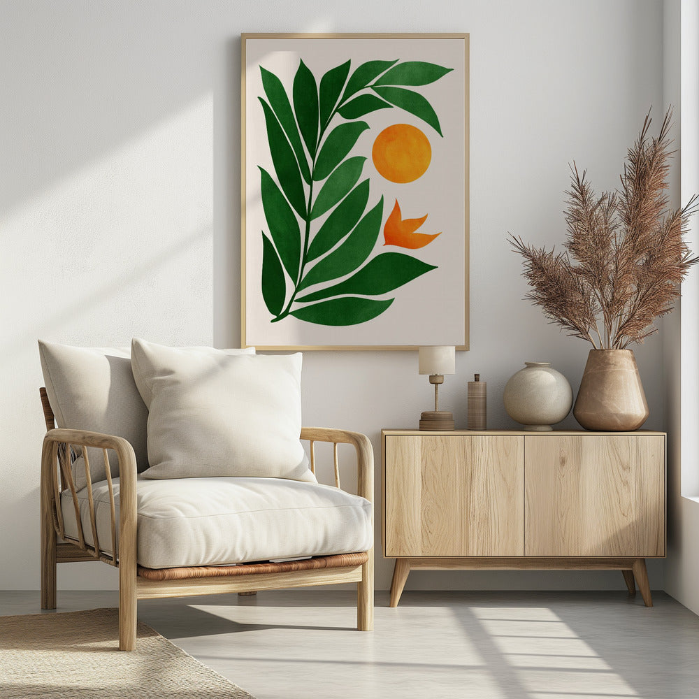 Tropical Forest Sunset | Poster