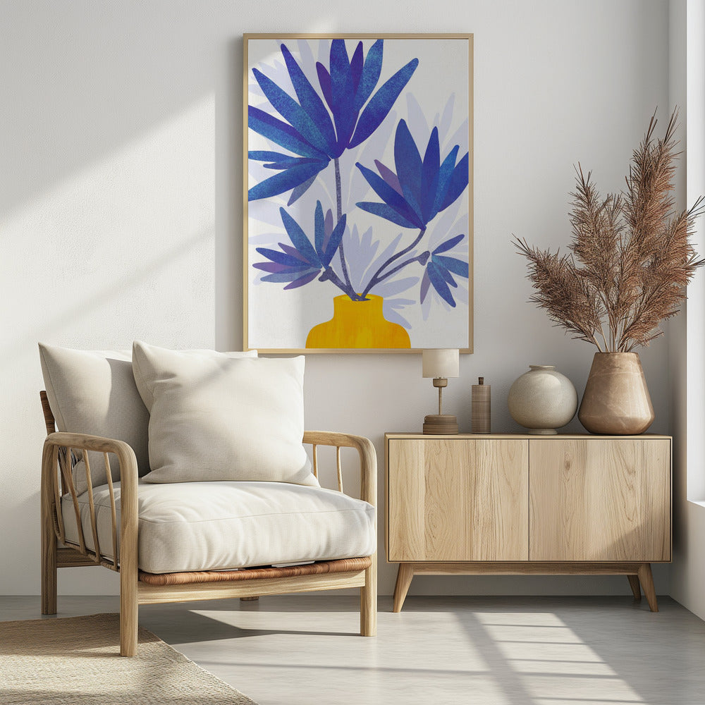 Indigo Blooms | Poster