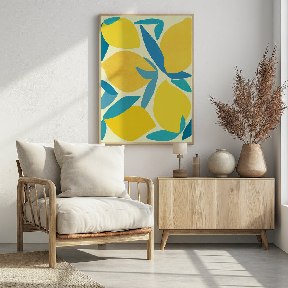 Lemon Shapes | Poster