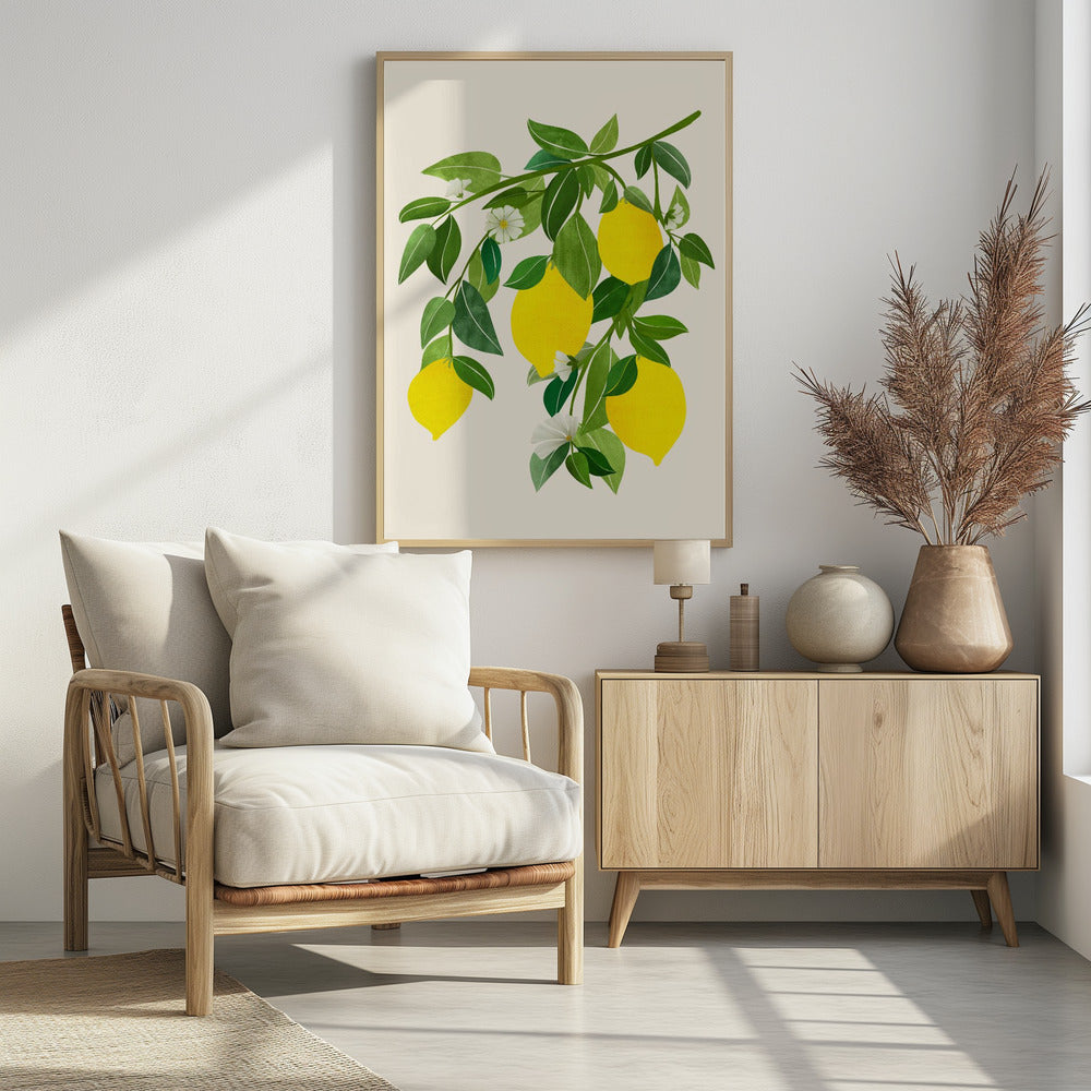 Sunny Lemons 4x5 | Poster