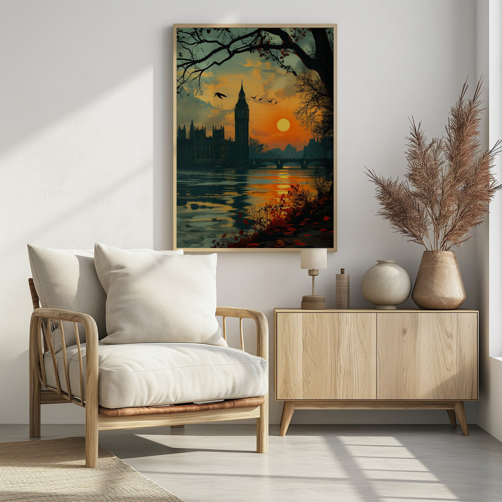 View from the Thames | Poster