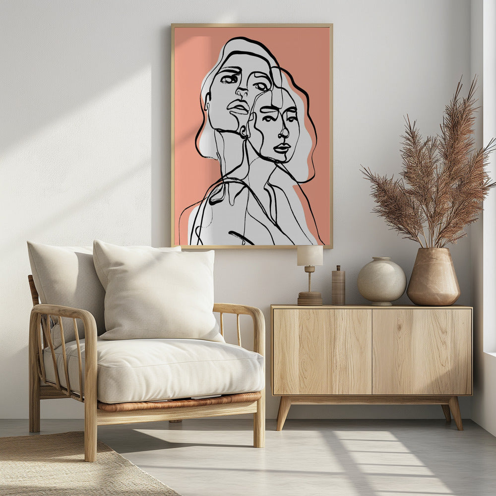 Entwined Faces | Poster