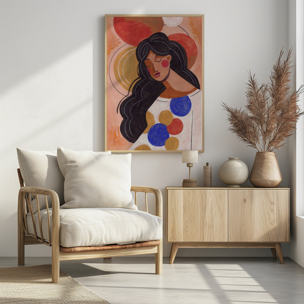 Woman in Thoughts | Poster